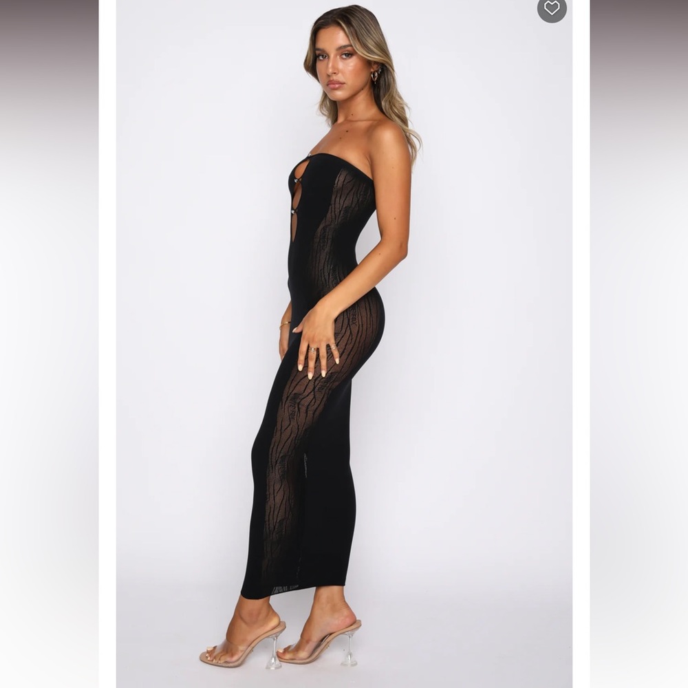 Your peace Midi Dress black